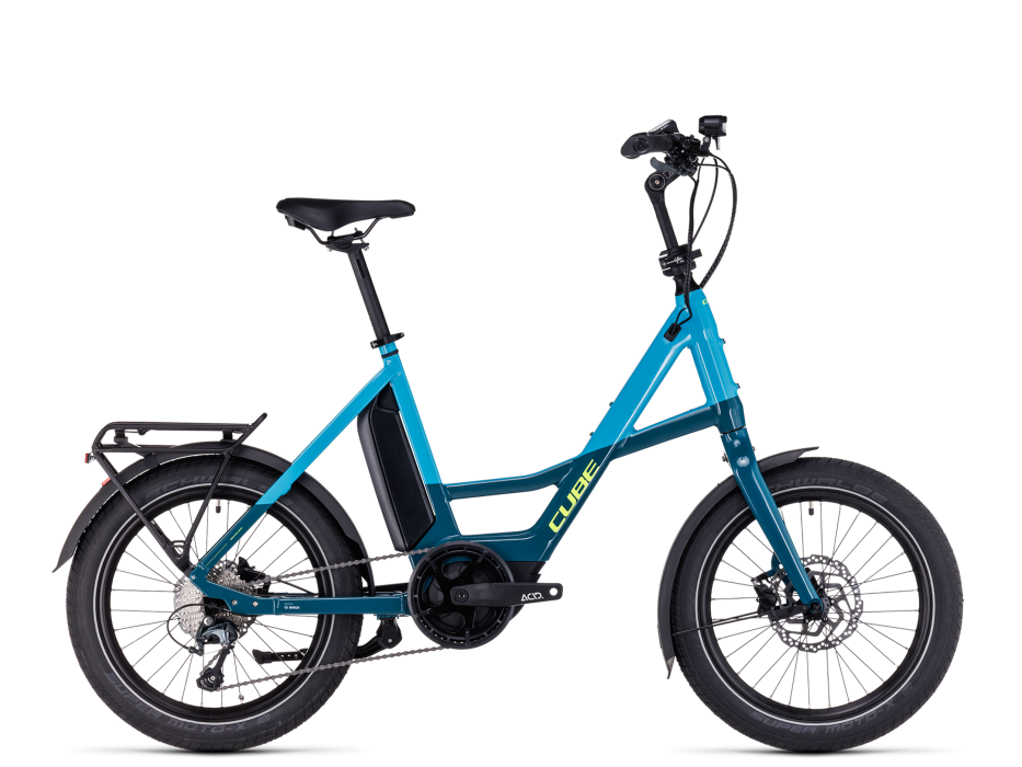 Cube Compact Sport Hybrid 500 blue´n´lime