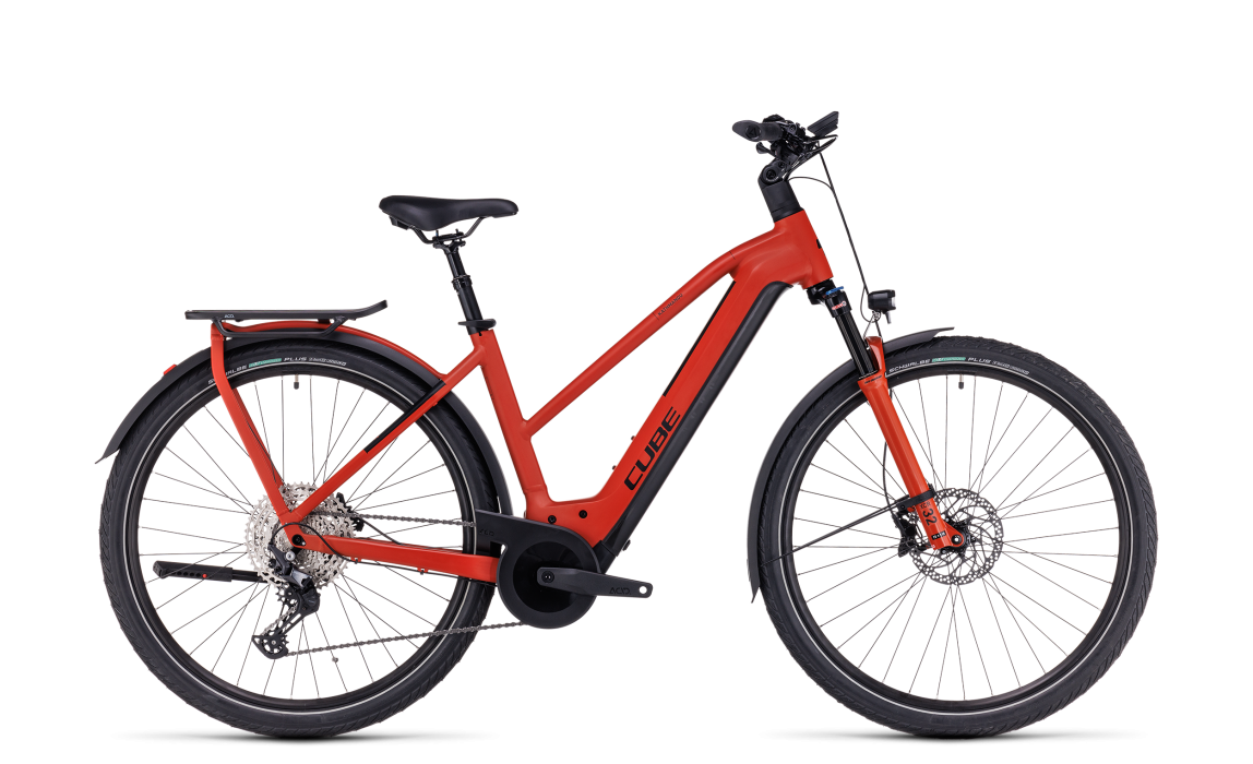 Cube Kathmandu Hybrid EXC 750 red´n´black